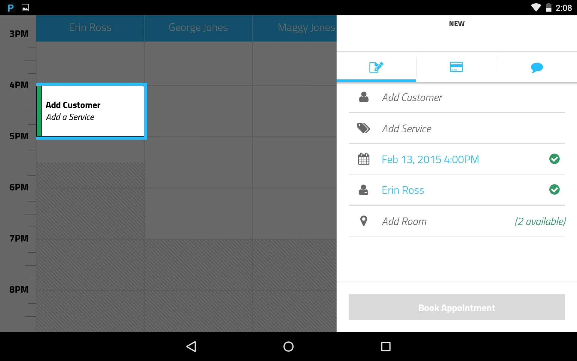 Booker Mobile App screenshot